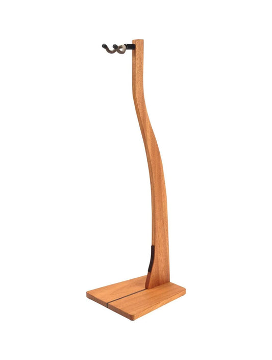 Wooden Guitar Stand – Crafted from Reclaimed Wood -  Mahogany Wood